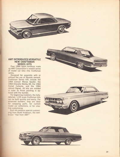 Model Cars Illustrated April 1964 page 29