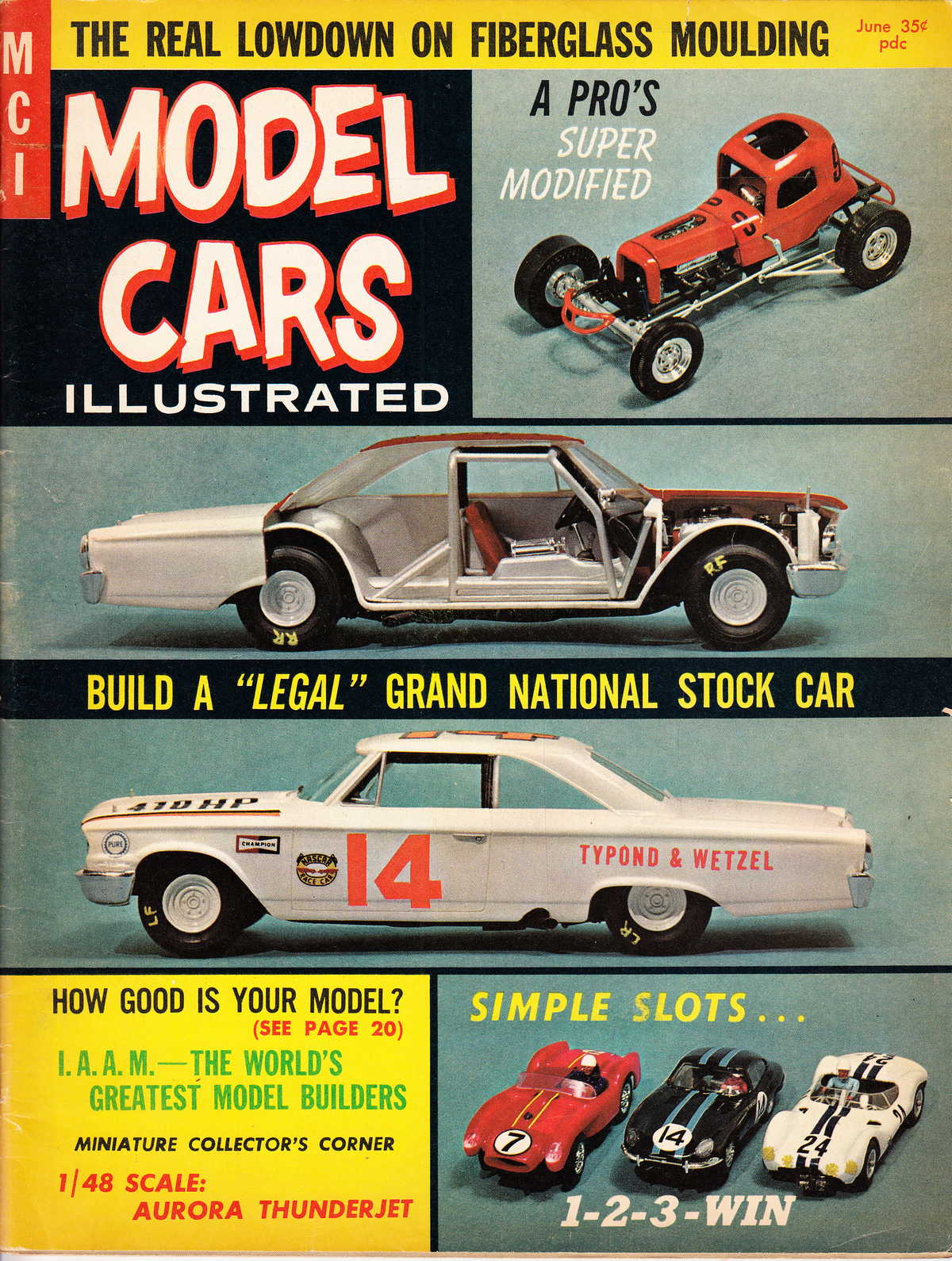 Model Cars Illustrated June 1964 Cover