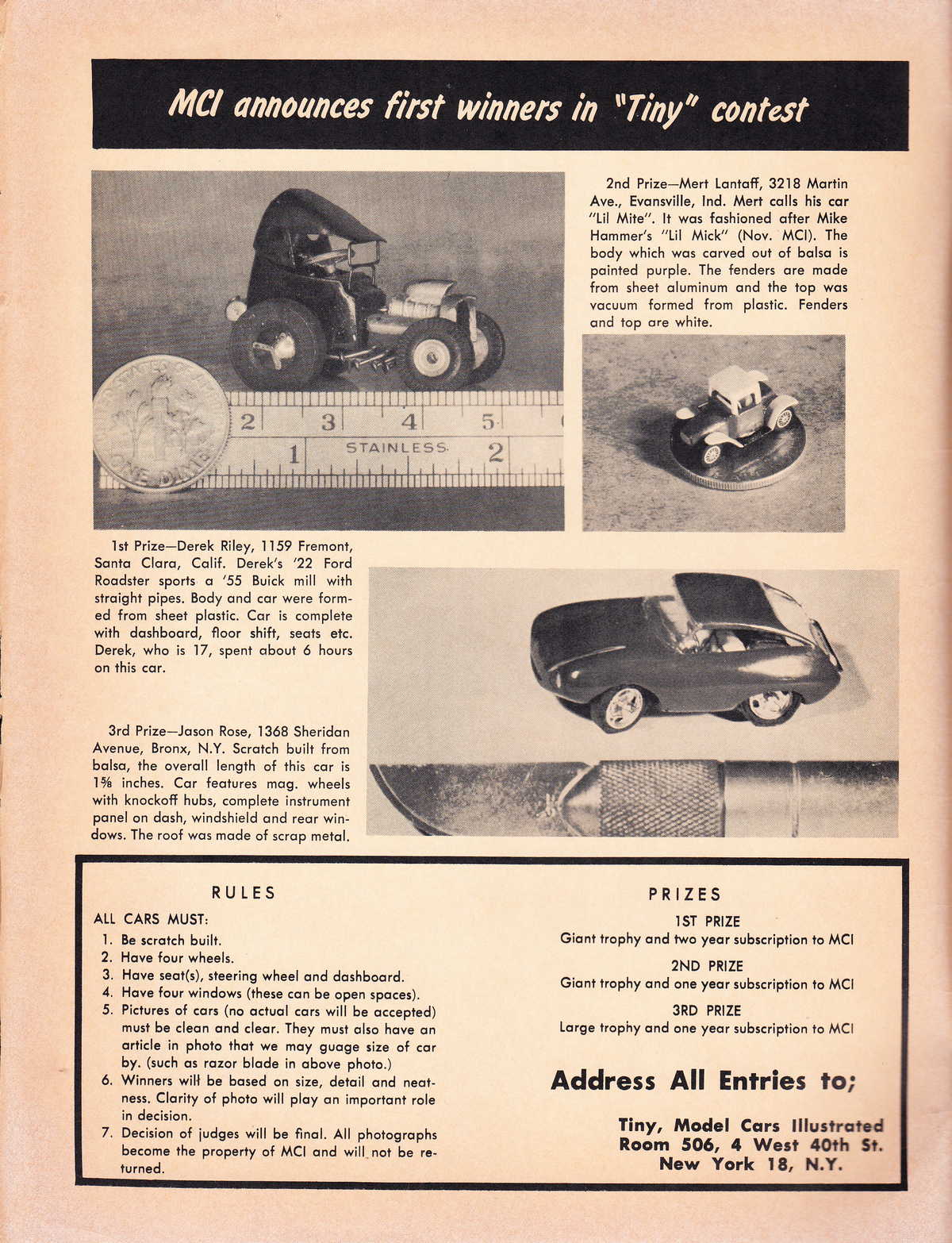 Model Cars Illustrated June 1964 page 2