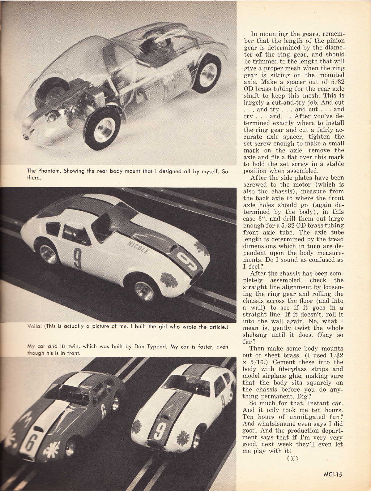 Model Cars Illustrated June 1964 page 15