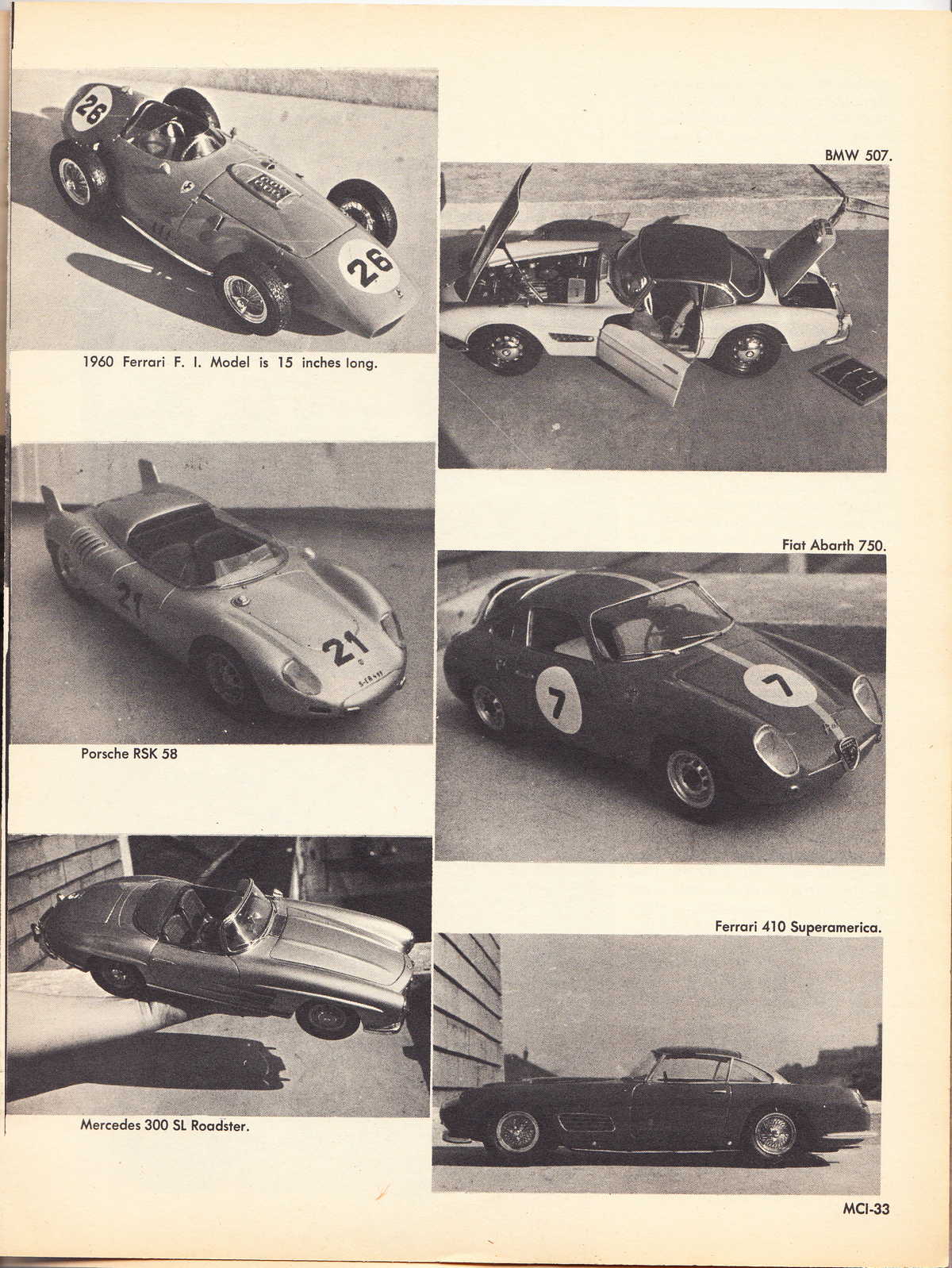Model Cars Illustrated June 1964 page 33