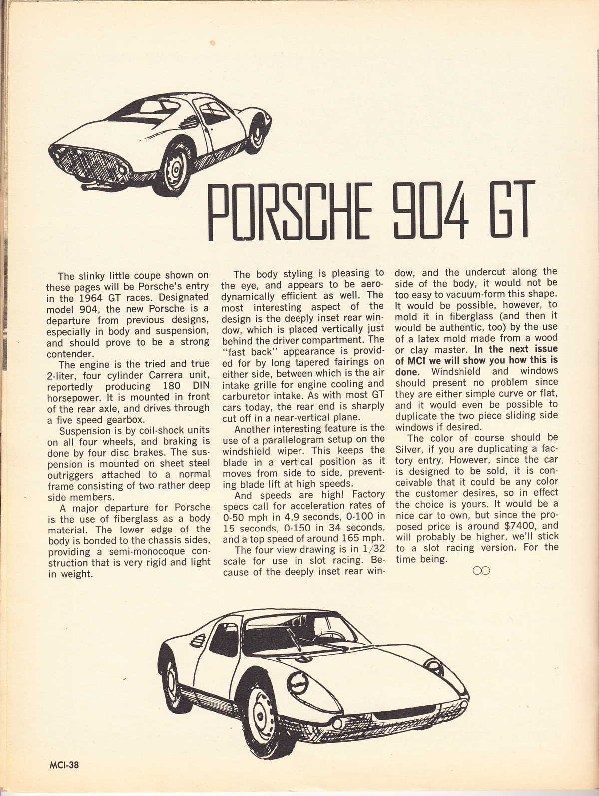 Model Cars Illustrated June 1964 page 38