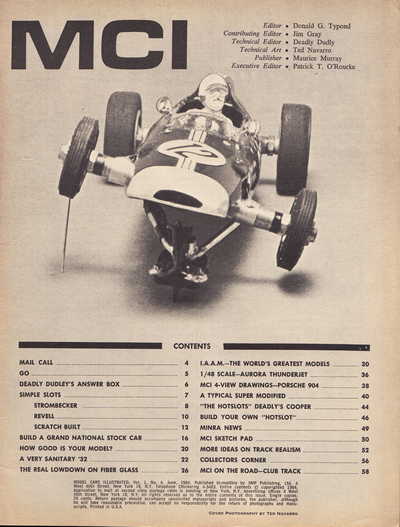 Model Cars Illustrated June 1964 page 3
