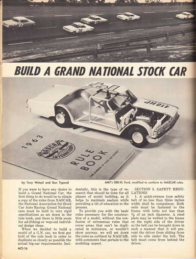 Model Cars Illustrated June 1964 page 16