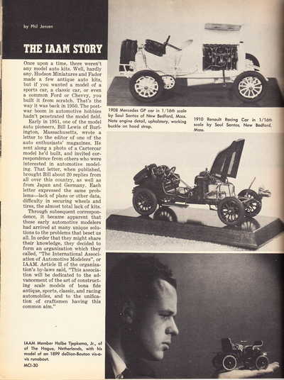 Model Cars Illustrated June 1964 page 30