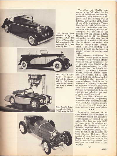Model Cars Illustrated June 1964 page 35
