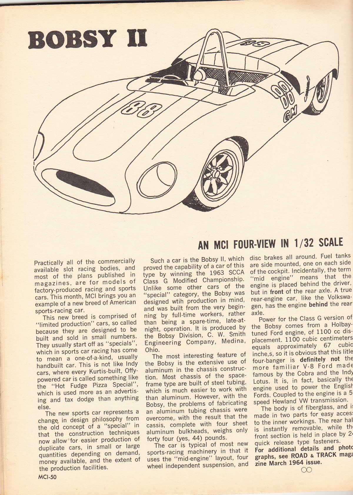 Model Cars Illustrated July 1964 page 50