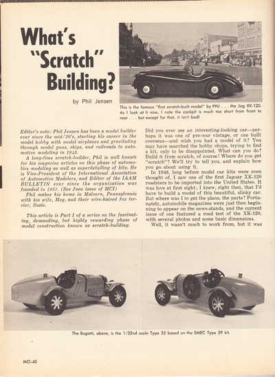 Model Cars Illustrated July 1964 page 40