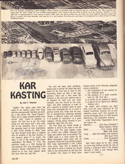 Model Cars Illustrated July 1964 page 58