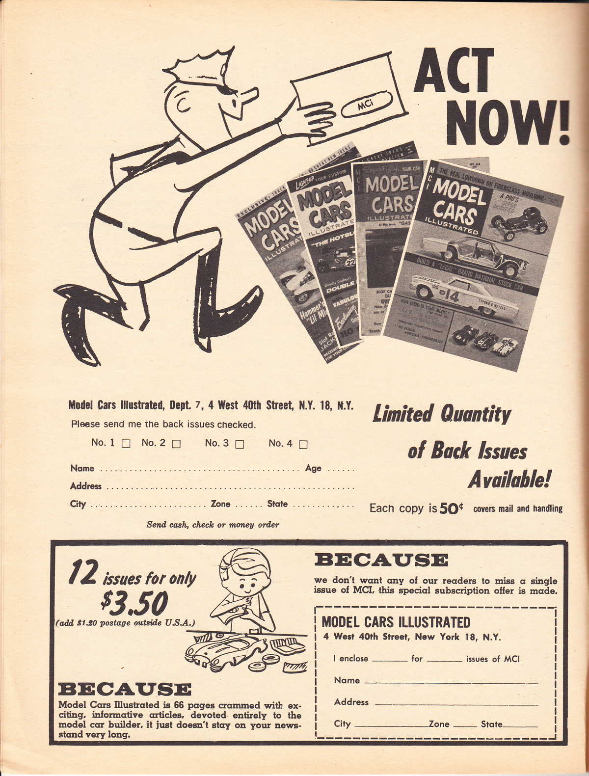 Model Cars Illustrated August 1964 page 6