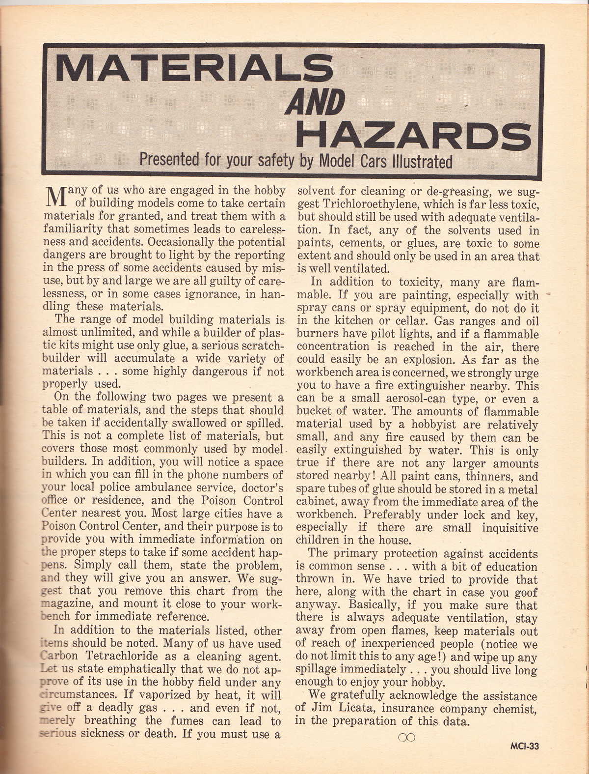 Model Cars Illustrated August 1964 page 33