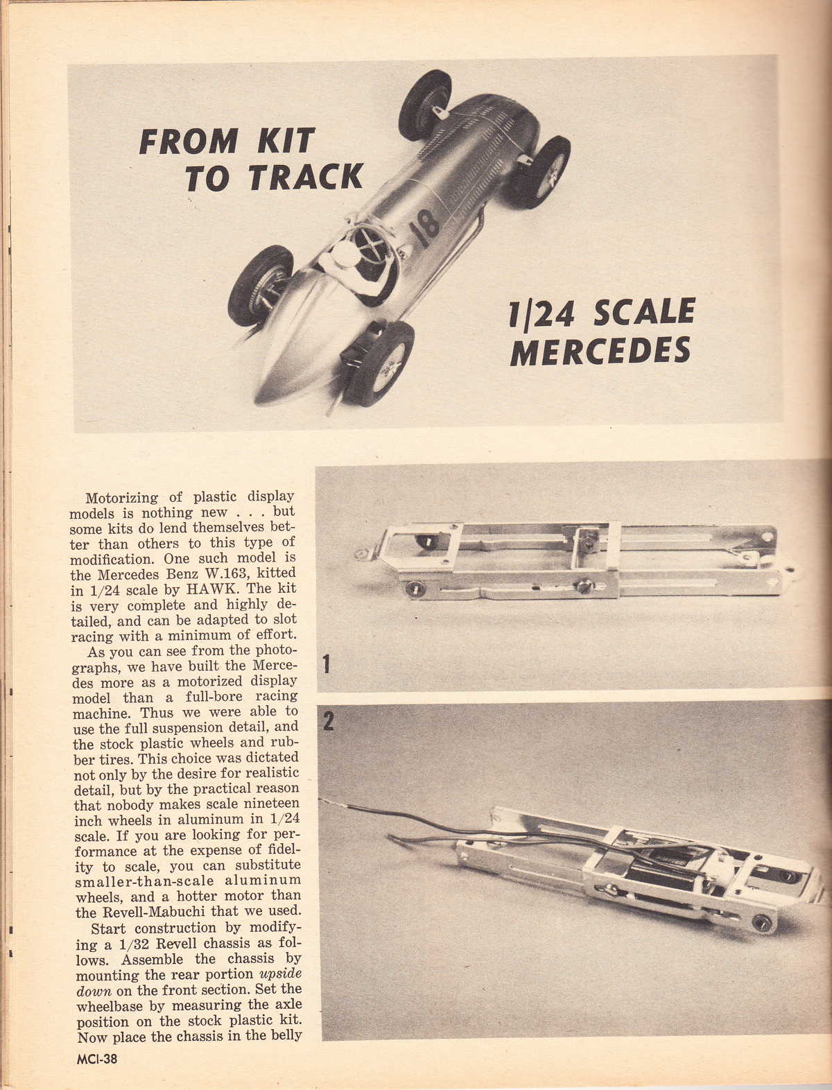 Model Cars Illustrated August 1964 page 38