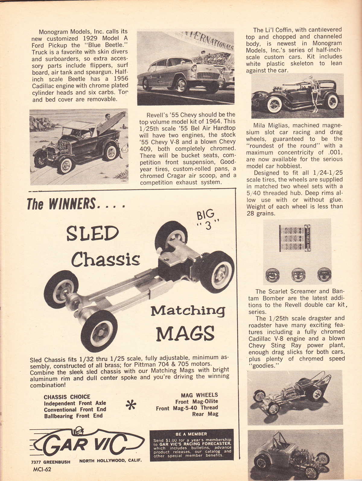 Model Cars Illustrated August 1964 page 62