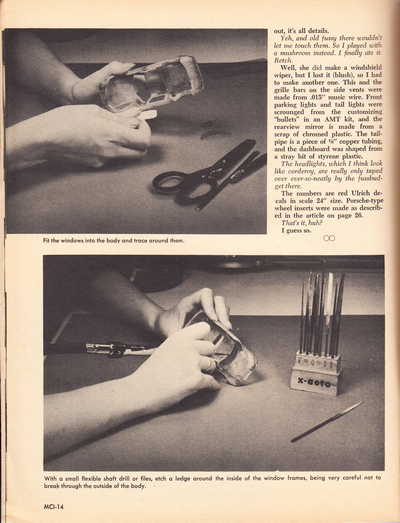 Model Cars Illustrated August 1964 page 14
