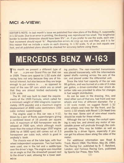 Model Cars Illustrated August 1964 page 54