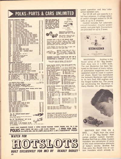 Model Cars Illustrated August 1964 page 60
