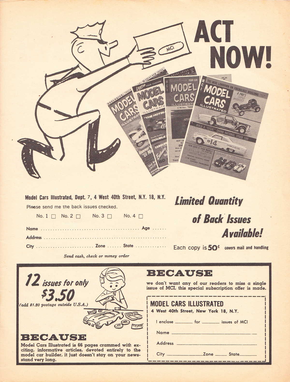 Model Cars Illustrated September 1964 page 3