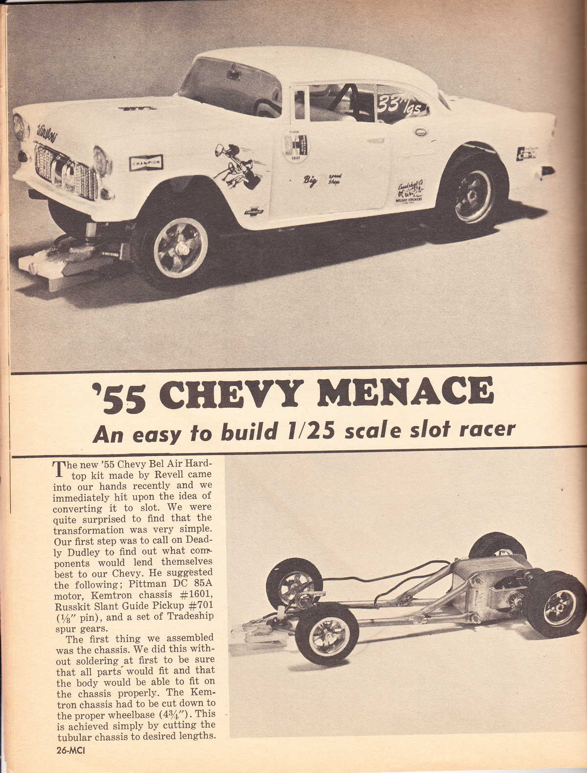 Model Cars Illustrated September 1964 page 26