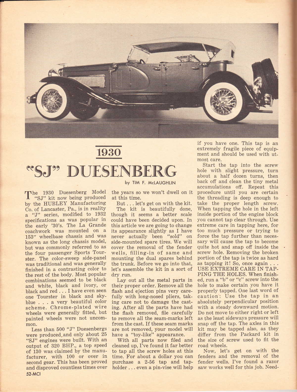 Model Cars Illustrated September 1964 page 52