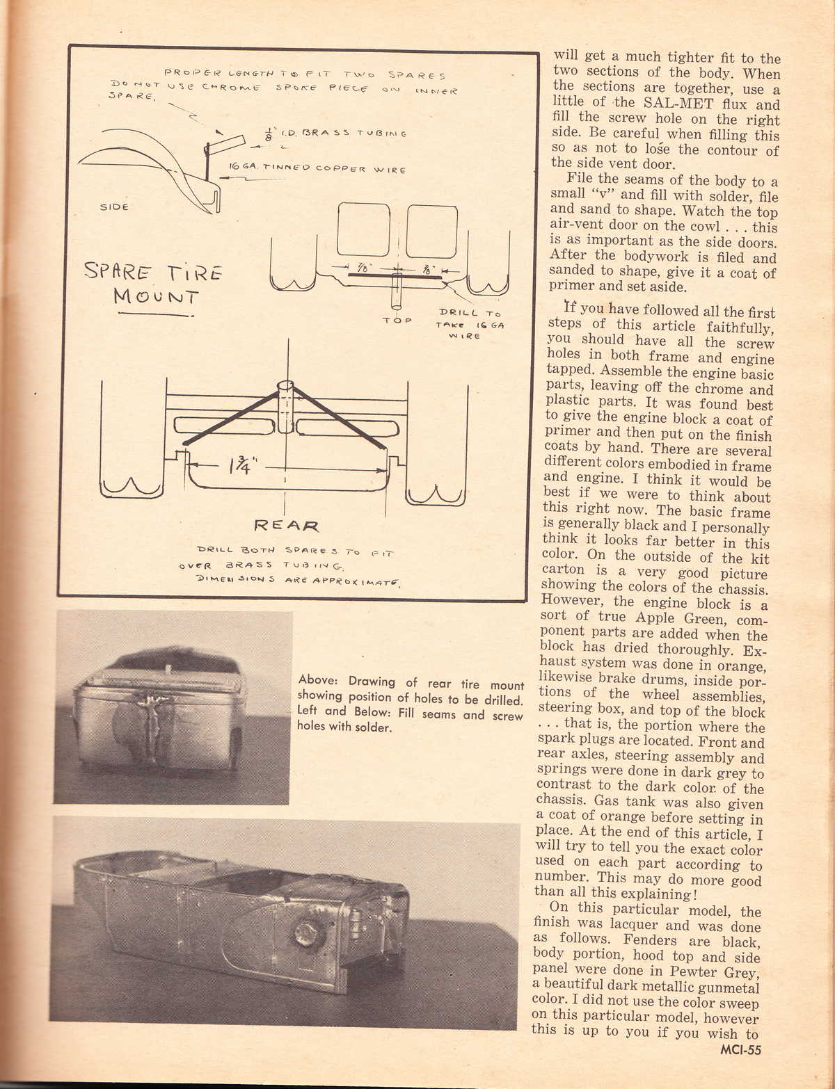 Model Cars Illustrated September 1964 page 55