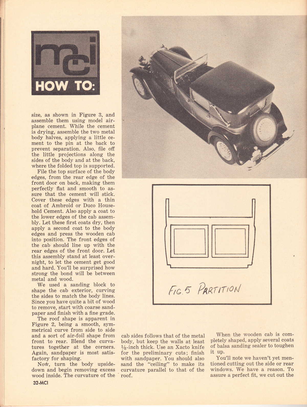 Model Cars Illustrated October 1964 page 32