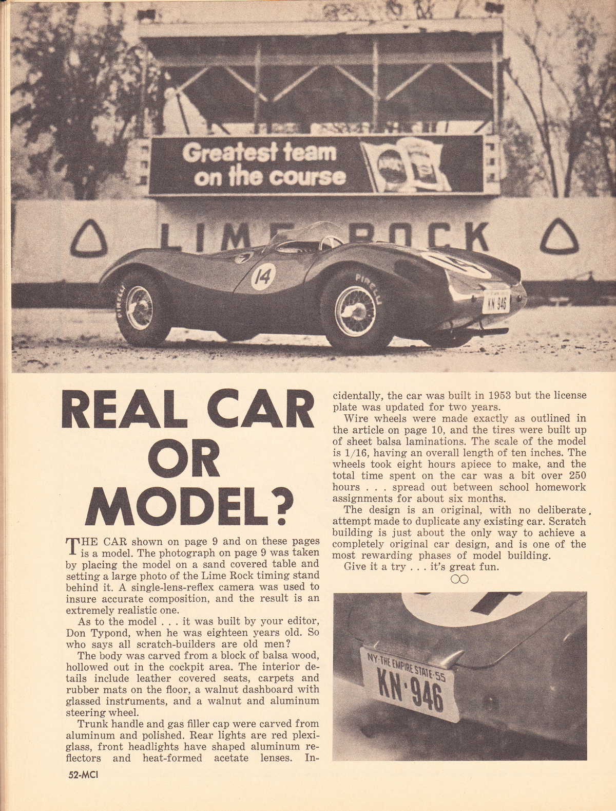 Model Cars Illustrated October 1964 page 52