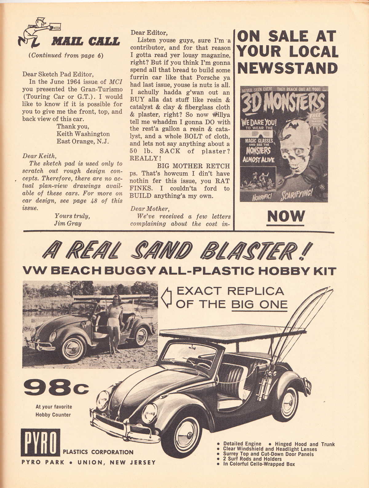 Model Cars Illustrated October 1964 page 57