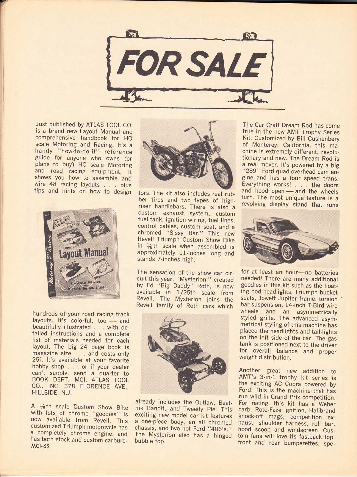 Model Cars Illustrated October 1964 page 62
