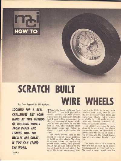 Model Cars Illustrated October 1964 page 10