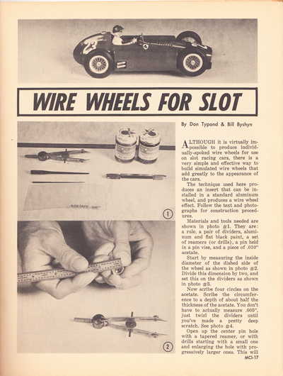 Model Cars Illustrated October 1964 page 17