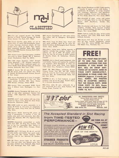Model Cars Illustrated October 1964 page 65