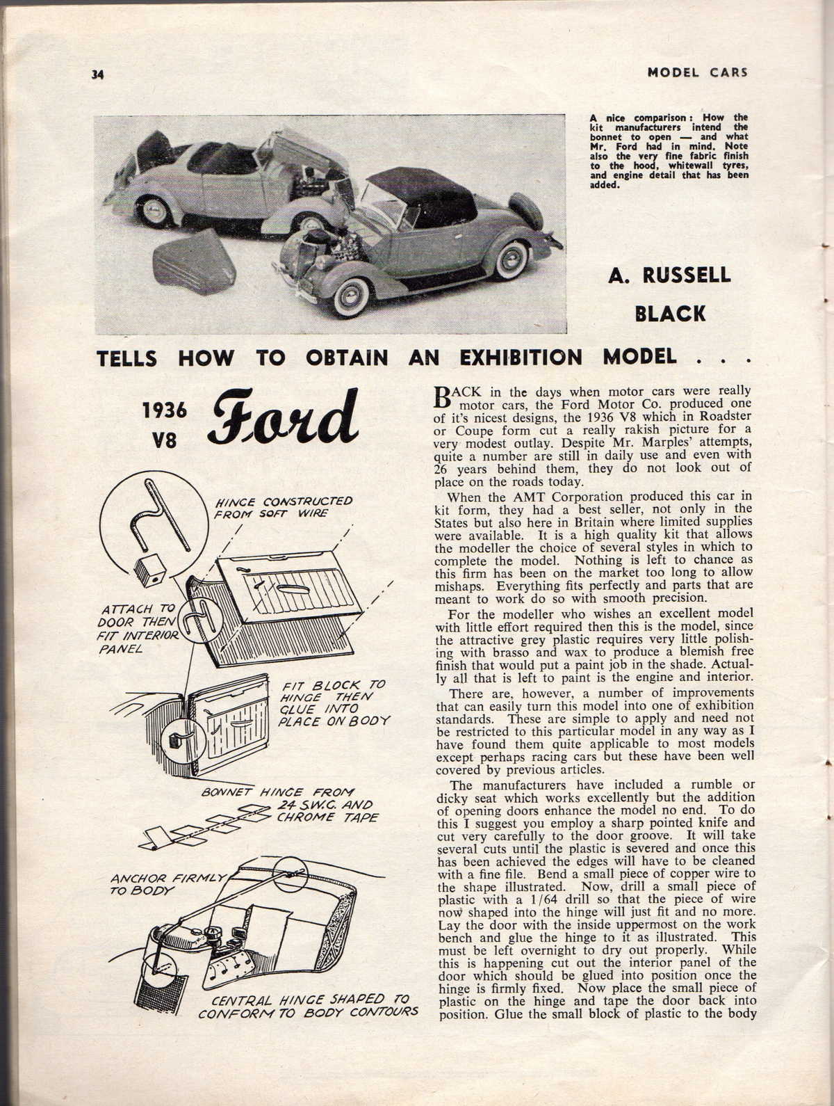 Model Cars April 1964 page 34