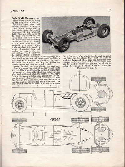 Model Cars April 1964 page 13