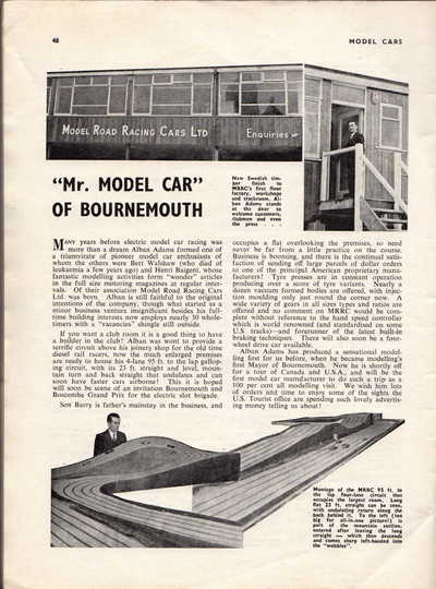 Model Cars April 1964 page 48