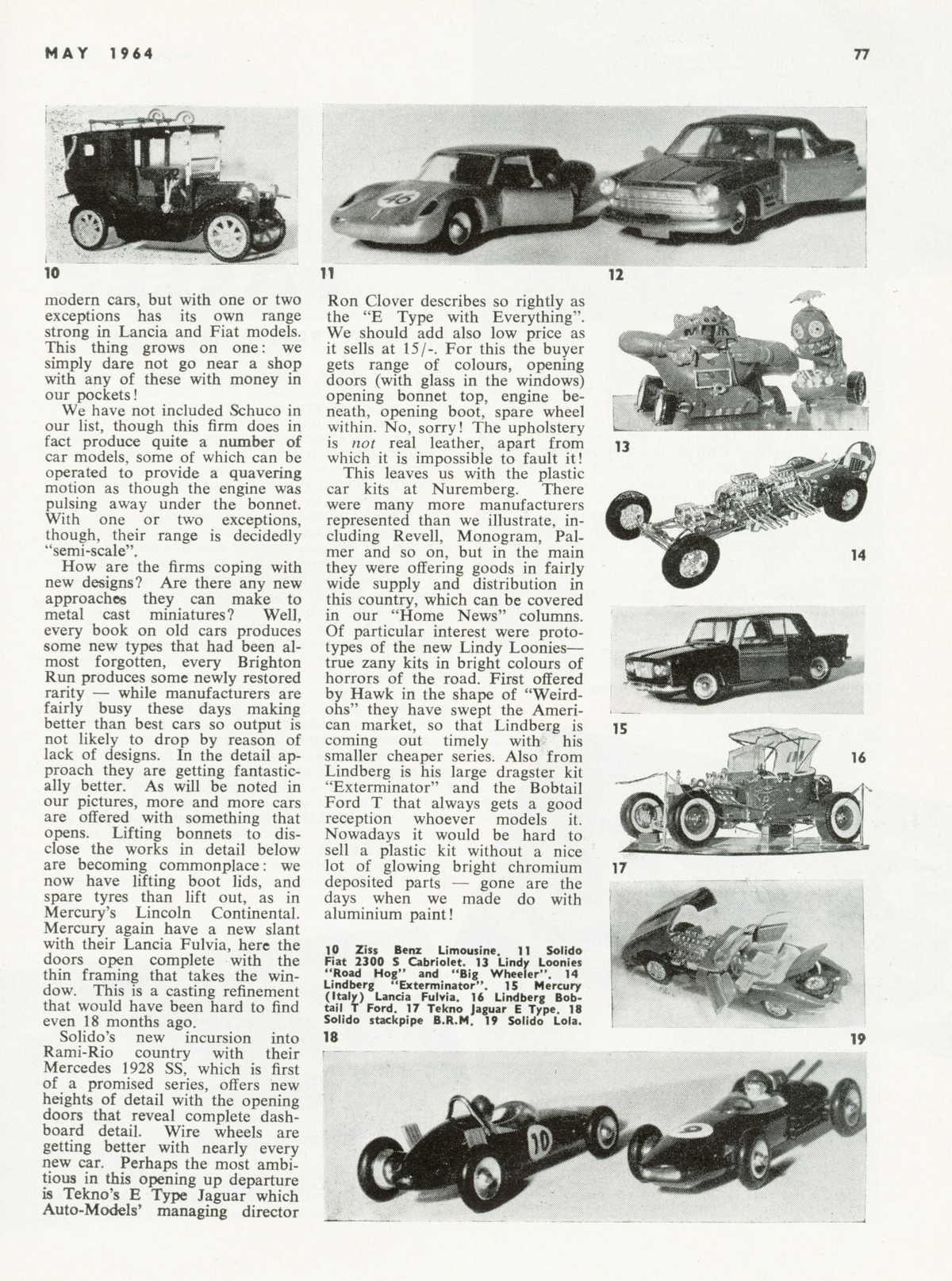 Model Cars May 1964 page 25