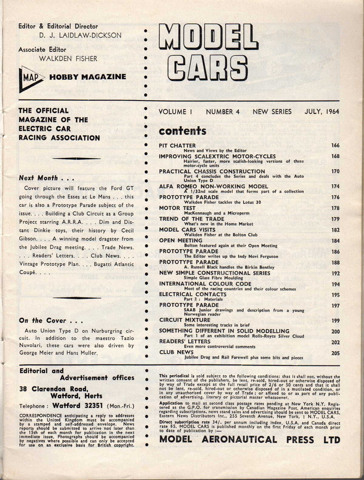 Model Cars July 1964 page 3