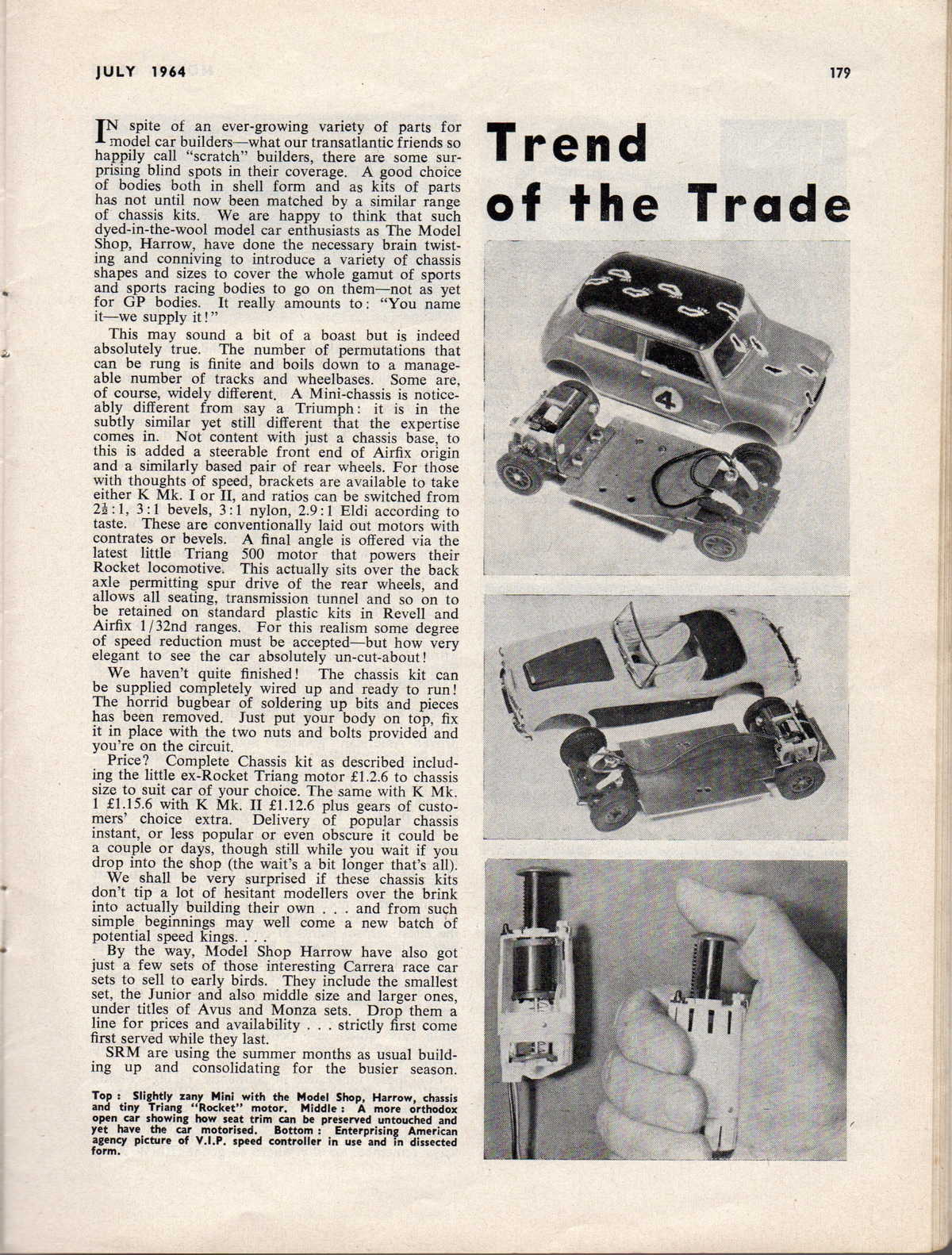 Model Cars July 1964 page 23