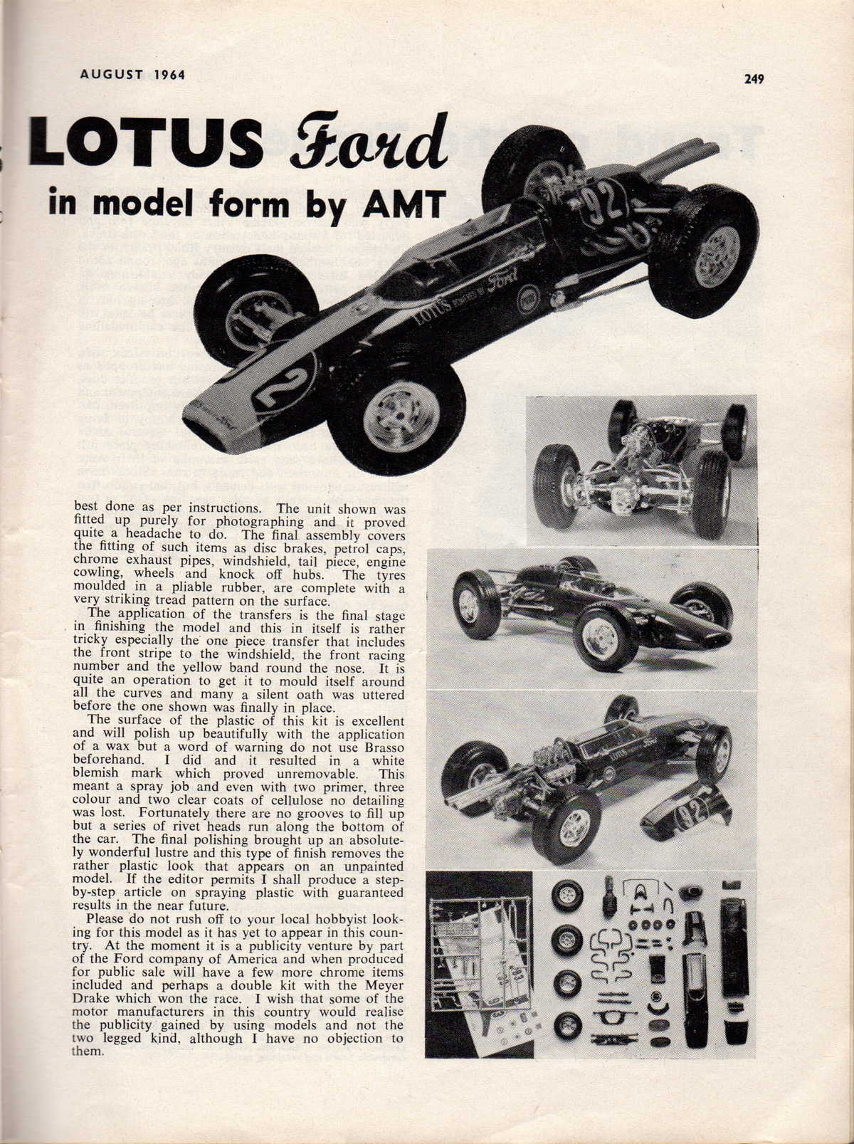 Model Cars August 1964 page 41