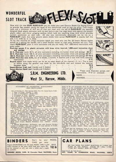Model Cars December 1964 page 50