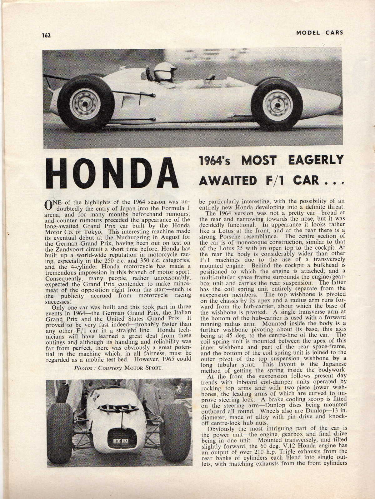 Model Cars April 1965 page 22