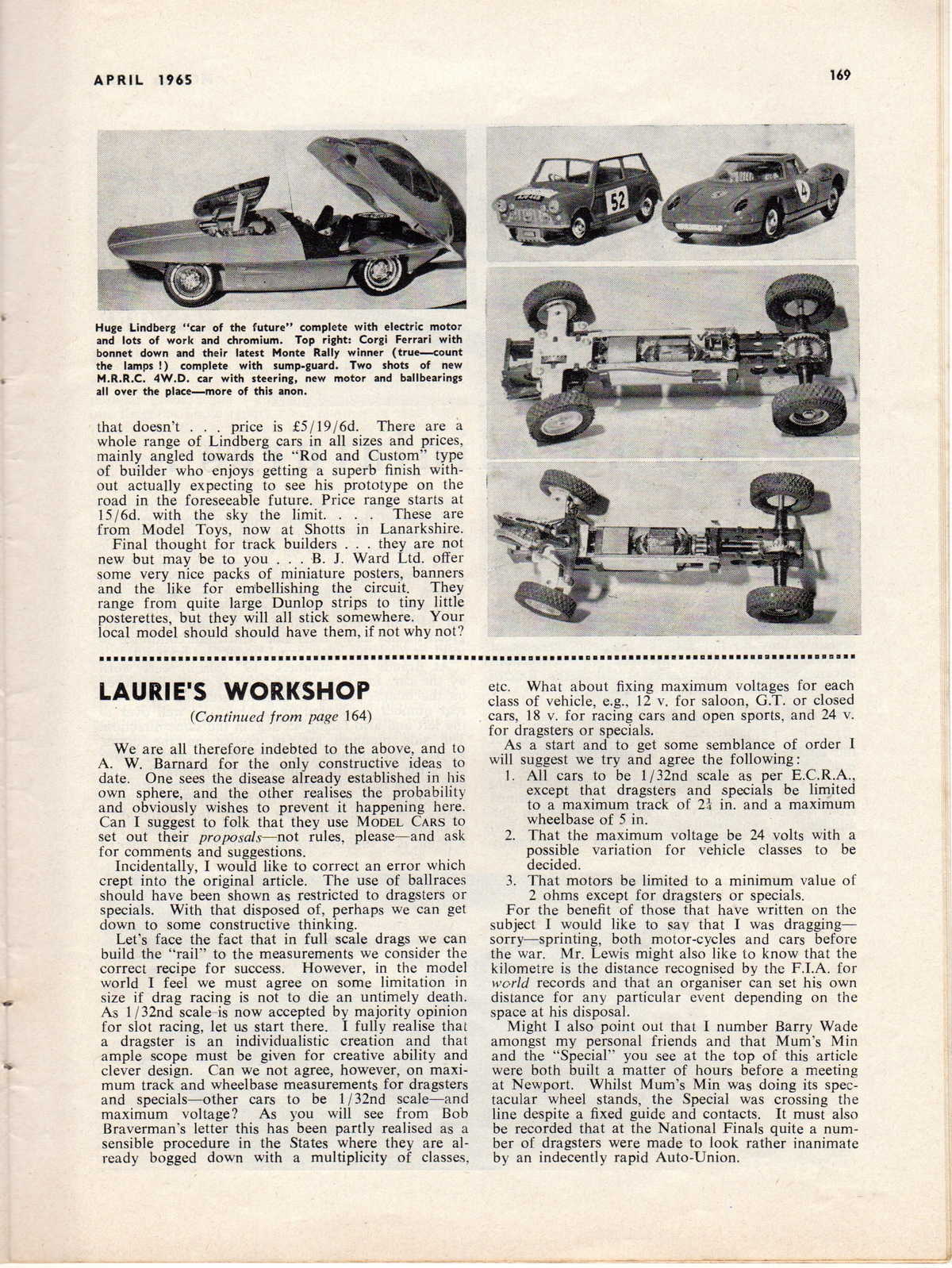 Model Cars April 1965 page 29