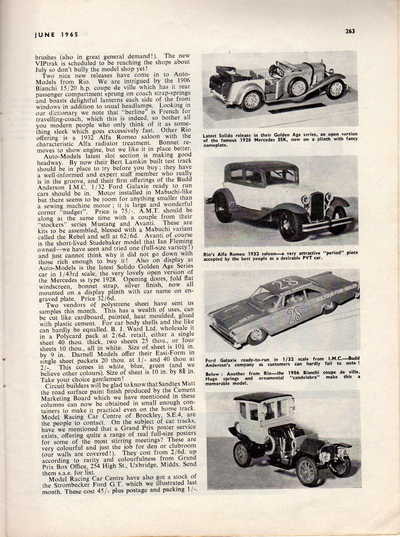 Model Cars June 1965 page 35
