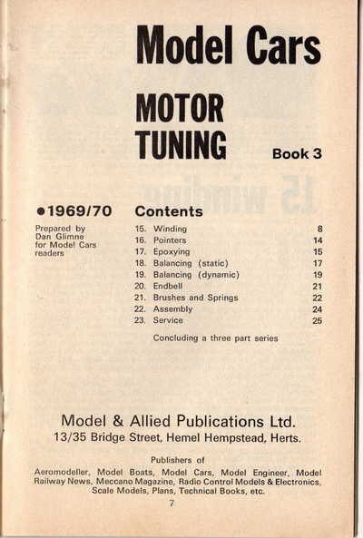 Model Cars Motor Tuning Book 3 page 7