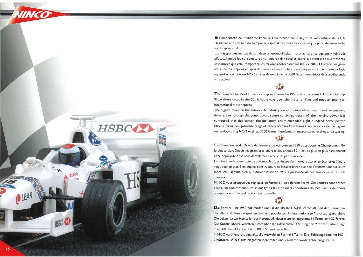 Ninco Catalogue 2000 page 16