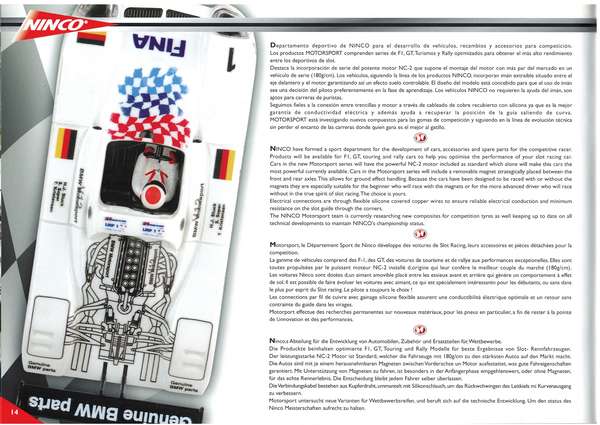 Ninco Catalogue 2000 page 14