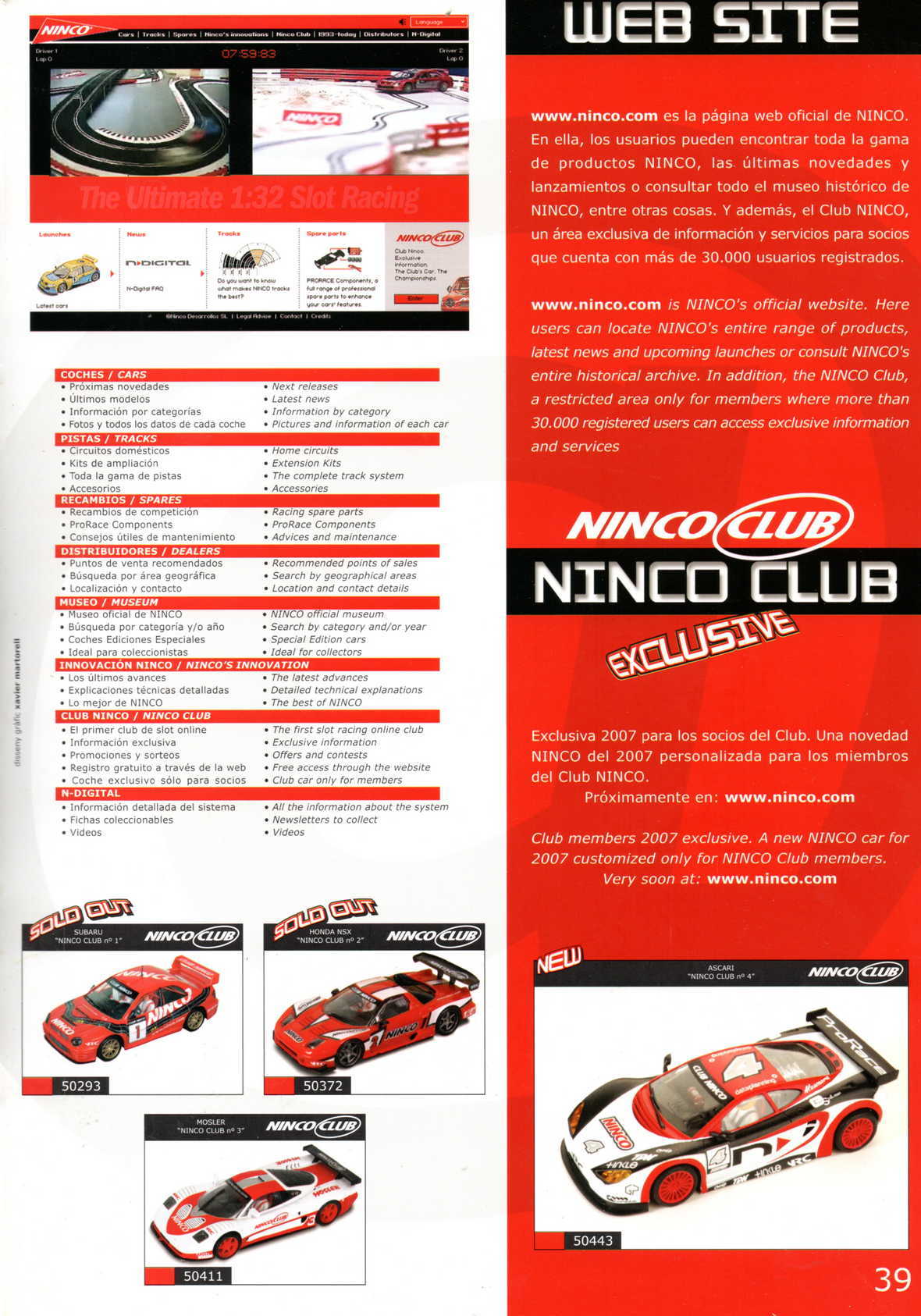 Ninco Catalogue 2007 page 39