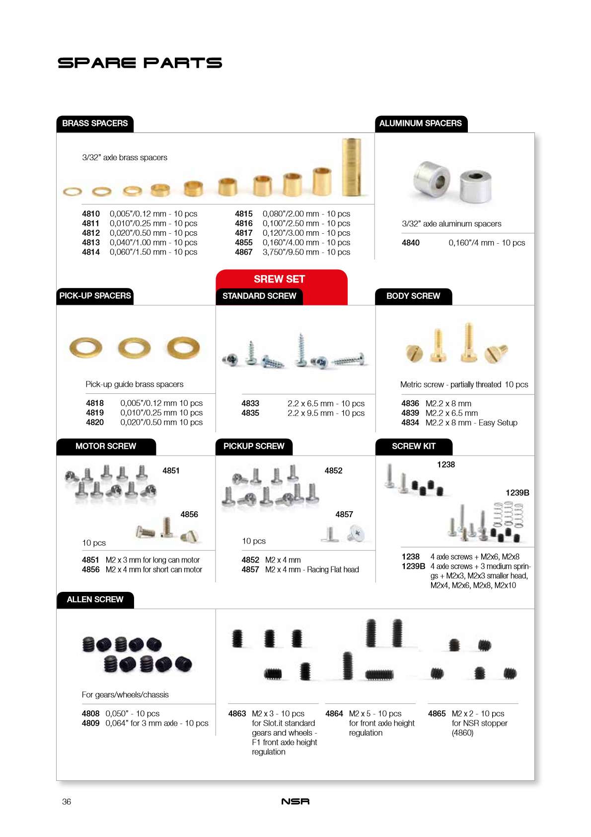NSR Catalogue 2021 page 36