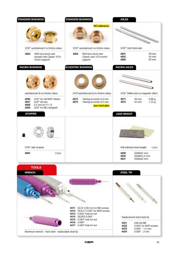 NSR Catalogue 2023 page 45