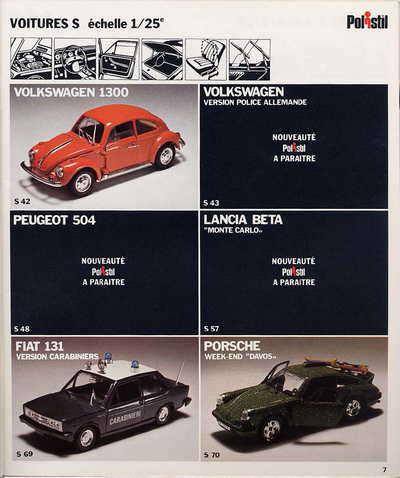 Polistil Catalogue 1976 page 7