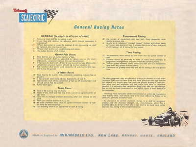 Scalextric Catalogue 1961 page 24